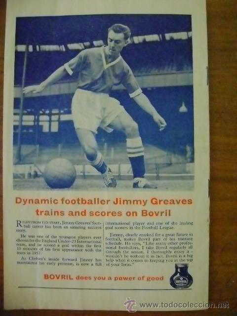 Coleccionismo deportivo: Programa oficial Inglaterra Espa&ntilde;a Wembley 26 octubre 1960 - Foto 5