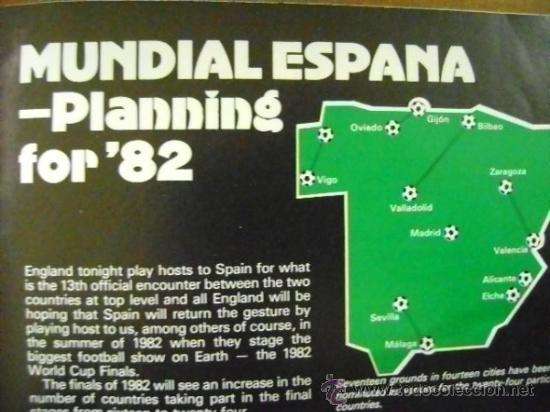 Coleccionismo deportivo: Programa oficial Inglaterra Espa&ntilde;a Wembley 25 marzo 1981 - Foto 4