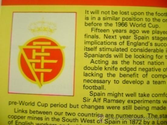Coleccionismo deportivo: Programa oficial Inglaterra Espa&ntilde;a Wembley 25 marzo 1981 - Foto 7