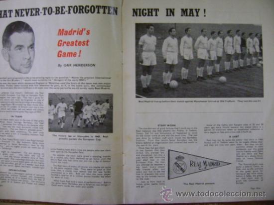 Coleccionismo deportivo: Programa Celtic Real Madrid Celtic Park, Glasgow 10 septiembre 1962 - Foto 2