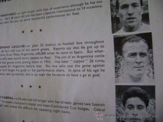 Coleccionismo deportivo: Programa Celtic Real Madrid Celtic Park, Glasgow 10 septiembre 1962 - Foto 4