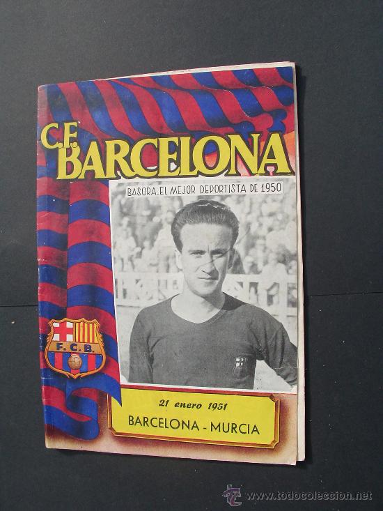 Sammelleidenschaft Sport: Revista C. F. Barcelona. Basora, el mejor deportista de 1950.  21 enero 1951