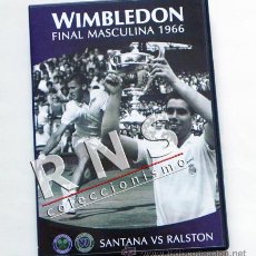 Coleccionismo deportivo: DVD SANTANA VS RALSTON FINAL DE WIMBLEDON AÑO 1966 - PARTIDO TENIS DEPORTE HISTORIA MANOLO ÍDOLO. Lote 35356295