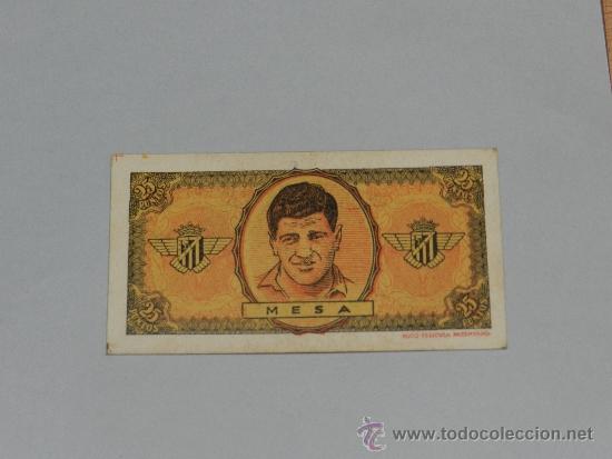 Collectionnisme sportif: AT MADRID - MESA , FOTO PELICULA, A&Ntilde;OS 40, VALOR 25 PUNTOS, IMPECABLE ESTADO