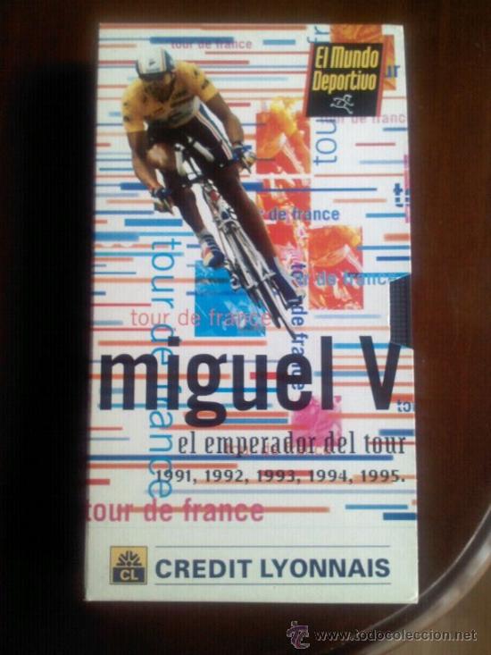 Coleccionismo deportivo: vhs de miguel indurain (miguel V) - Foto 1