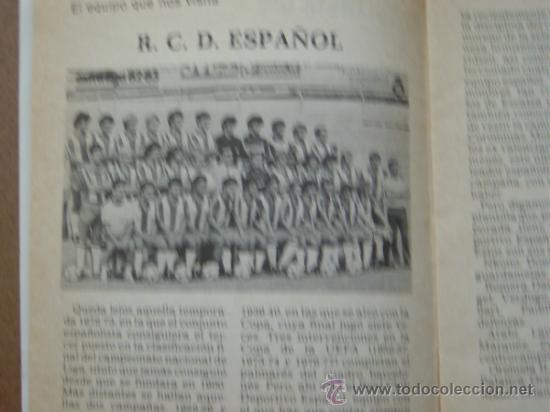 Coleccionismo deportivo: PROGRAMA OFICIAL 1983-1984 83-84  VALENCIA C.F - R.C.D ESPA&Ntilde;OL - Foto 2
