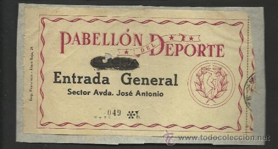 Coleccionismo deportivo: LUCHA - PABELLON DEL DEPORTE - PEGADA - (V-173) - Foto 1