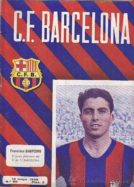 Coleccionismo deportivo: PROGRAMA OFICIAL C.F.BARCELONA 12-5-1956  BARCELONA  HERCULES - Foto 1