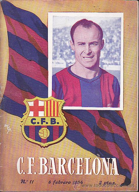 Coleccionismo deportivo: PROGRAMA OFICIAL C.F.BARCELONA 6-2-1954 BARCELONA CELTA - Foto 1