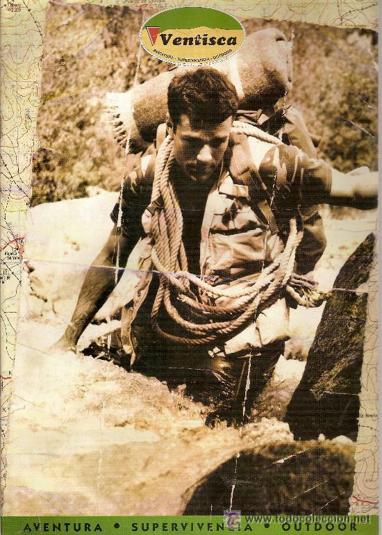 Sports collectibles: Cat&aacute;logo de tienda 'Ventisca'. A&ntilde;os 90. Ropa y complementos de aventura, supervivencia, outdoor.