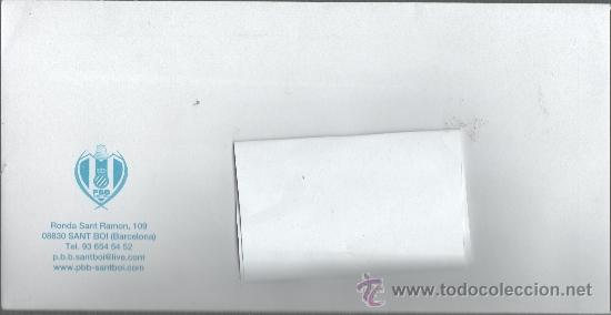 Sports collectibles: SOBRE USADO DE LA PE&Ntilde;A BLANQUIAZUL DE SANT BOI DE LLOBREGAT (BARCELONA) - 22,5 x 11,5 cm. -