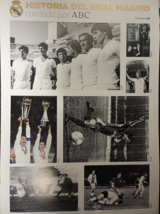 Sports collectibles: L&Aacute;MINA N&ordm; 68 - HISTORIA DEL REAL MADRID CONTADA POR ABC