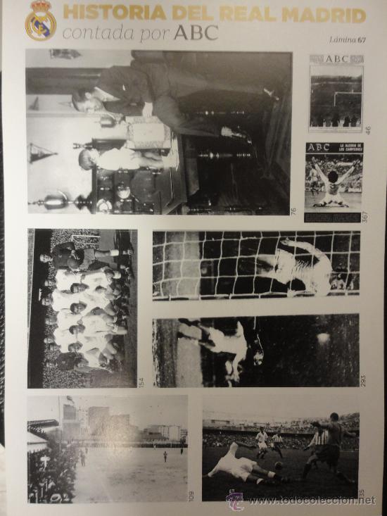 Sports collectibles: L&Aacute;MINA N&ordm; 67- HISTORIA DEL REAL MADRID CONTADA POR ABC