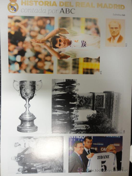 Sports collectibles: L&Aacute;MINA N&ordm; 60 - HISTORIA DEL REAL MADRID CONTADA POR ABC