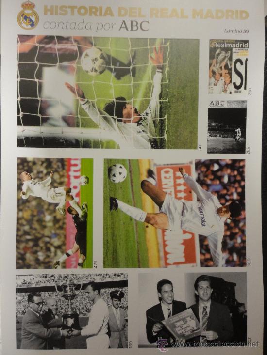 Sammelleidenschaft Sport: L&Aacute;MINA N&ordm; 59 - HISTORIA DEL REAL MADRID CONTADA POR ABC