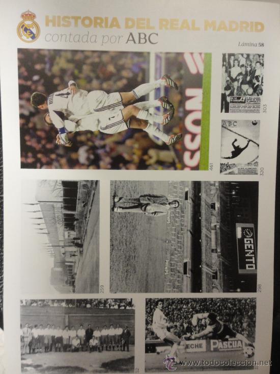 Sammelleidenschaft Sport: L&Aacute;MINA N&ordm; 58 - HISTORIA DEL REAL MADRID CONTADA POR ABC