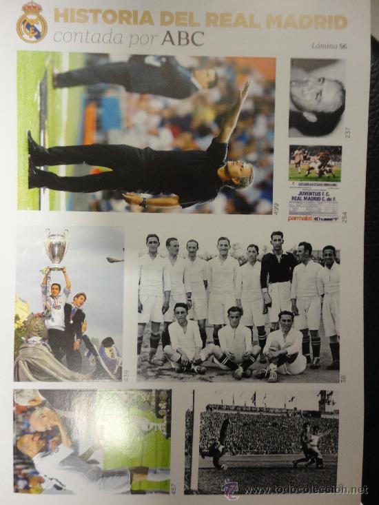 Sammelleidenschaft Sport: L&Aacute;MINA N&ordm; 56 - HISTORIA DEL REAL MADRID CONTADA POR ABC