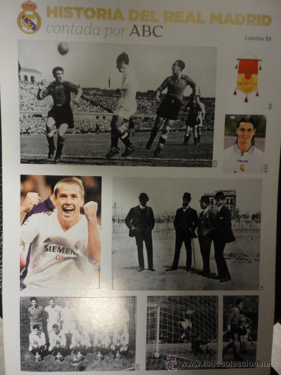Sammelleidenschaft Sport: L&Aacute;MINA N&ordm; 53 - HISTORIA DEL REAL MADRID CONTADA POR ABC