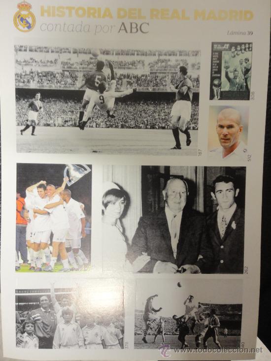 Sammelleidenschaft Sport: L&Aacute;MINA N&ordm; 39 - HISTORIA DEL REAL MADRID CONTADA POR ABC