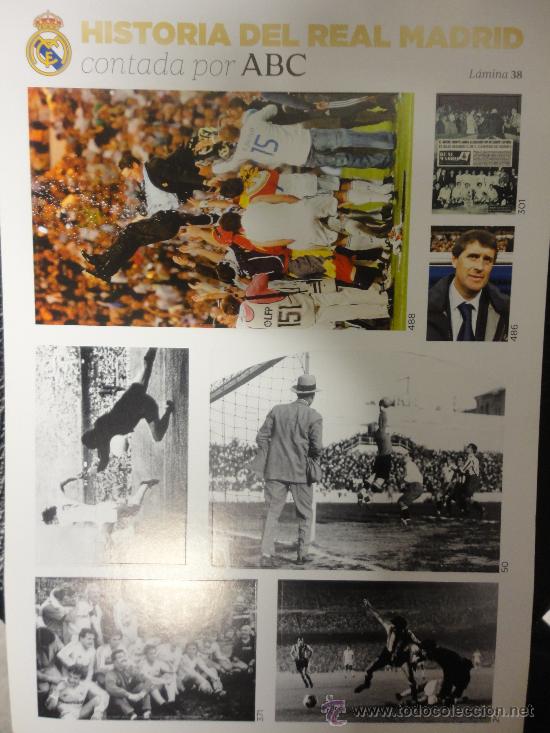 Sammelleidenschaft Sport: L&Aacute;MINA N&ordm; 38 - HISTORIA DEL REAL MADRID CONTADA POR ABC