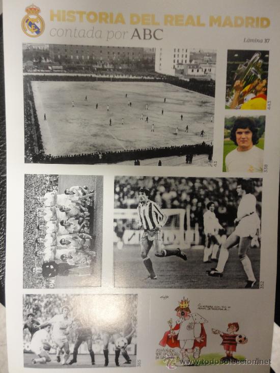 Sammelleidenschaft Sport: L&Aacute;MINA N&ordm; 37 - HISTORIA DEL REAL MADRID CONTADA POR ABC