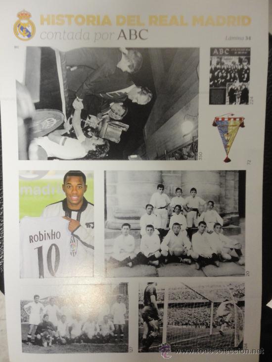 Sammelleidenschaft Sport: L&Aacute;MINA N&ordm; 34 - HISTORIA DEL REAL MADRID CONTADA POR ABC