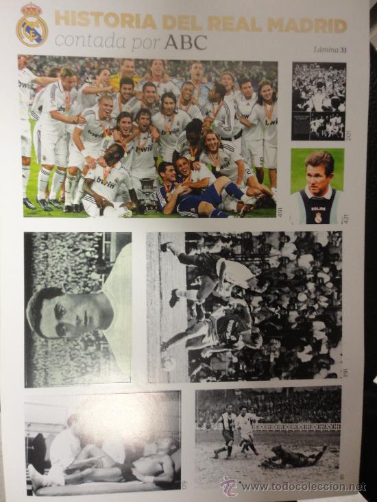 Sammelleidenschaft Sport: L&Aacute;MINA N&ordm; 31 - HISTORIA DEL REAL MADRID CONTADA POR ABC
