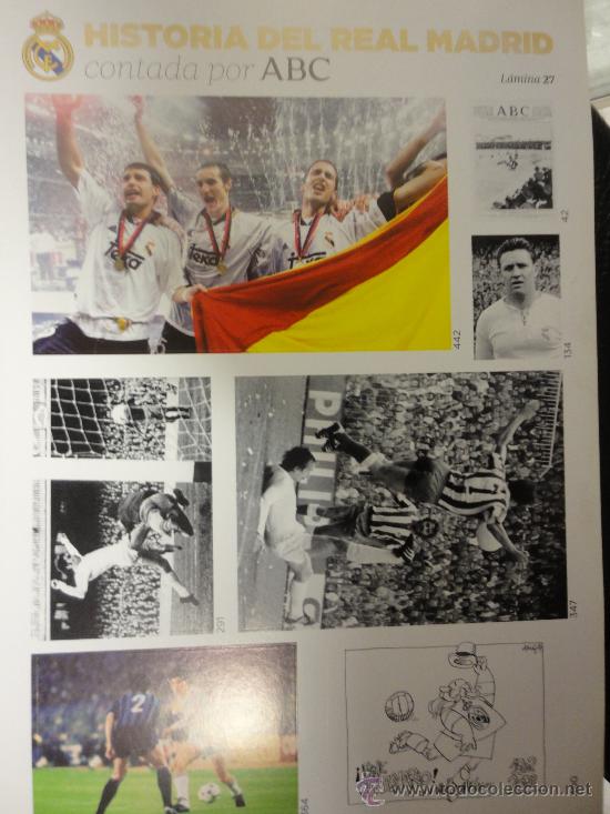 Sammelleidenschaft Sport: L&Aacute;MINA N&ordm; 27 - HISTORIA DEL REAL MADRID CONTADA POR ABC