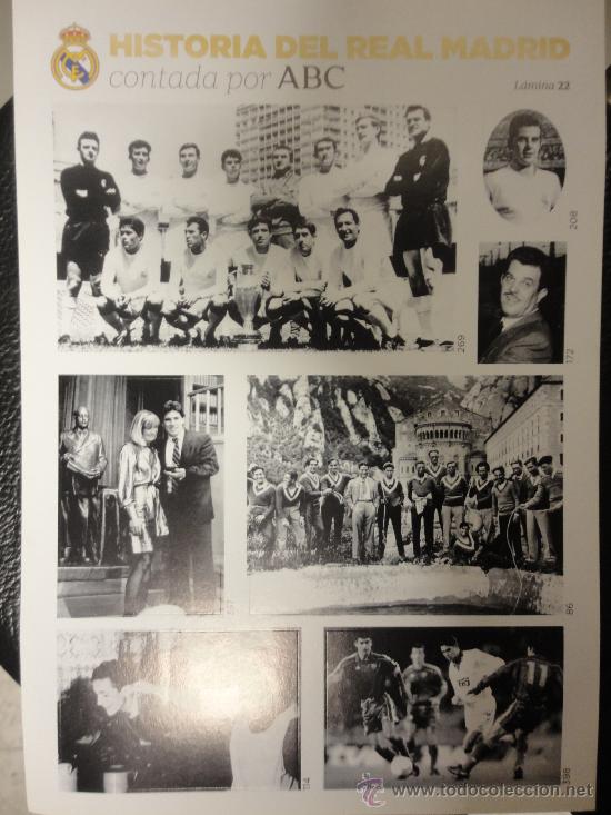 Sammelleidenschaft Sport: L&Aacute;MINA N&ordm; 22 - HISTORIA DEL REAL MADRID CONTADA POR ABC