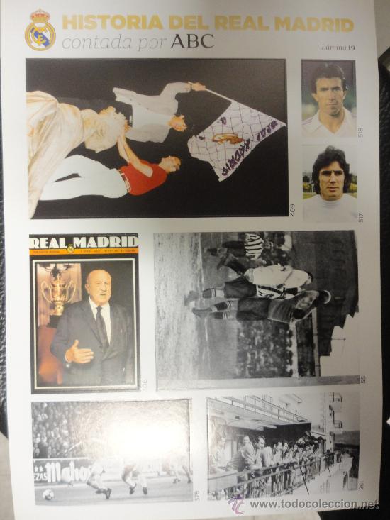 Sammelleidenschaft Sport: L&Aacute;MINA N&ordm; 19 - HISTORIA DEL REAL MADRID CONTADA POR ABC