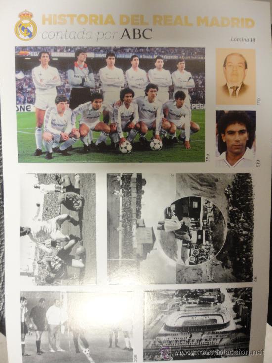 Sammelleidenschaft Sport: L&Aacute;MINA N&ordm; 18 - HISTORIA DEL REAL MADRID CONTADA POR ABC