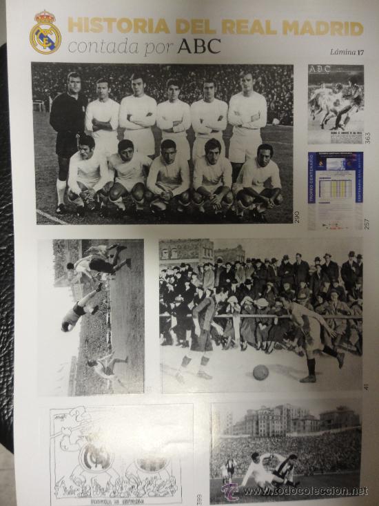 Sammelleidenschaft Sport: L&Aacute;MINA N&ordm; 17 - HISTORIA DEL REAL MADRID CONTADA POR ABC