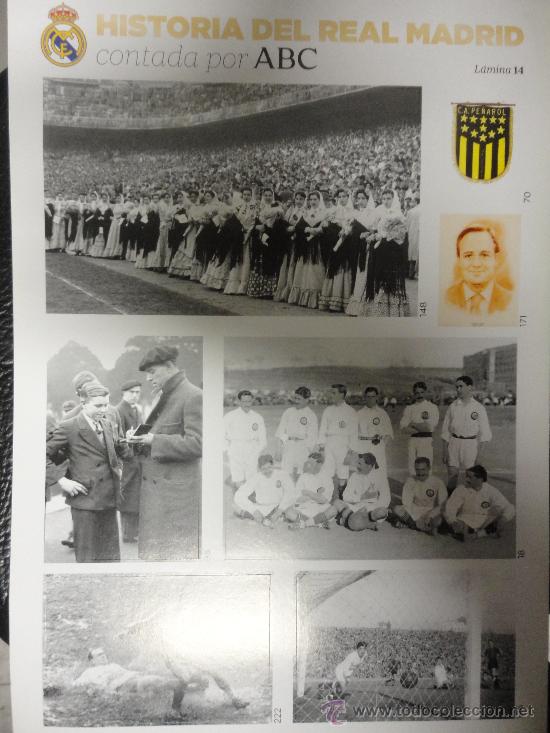 Sammelleidenschaft Sport: L&Aacute;MINA N&ordm; 14 - HISTORIA DEL REAL MADRID CONTADA POR ABC