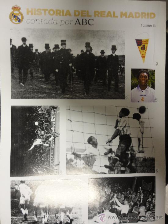 Sammelleidenschaft Sport: L&Aacute;MINA N&ordm; 13 - HISTORIA DEL REAL MADRID CONTADA POR ABC