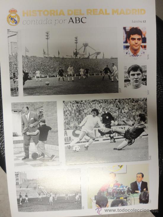 Sammelleidenschaft Sport: L&Aacute;MINA N&ordm; 12 - HISTORIA DEL REAL MADRID CONTADA POR ABC