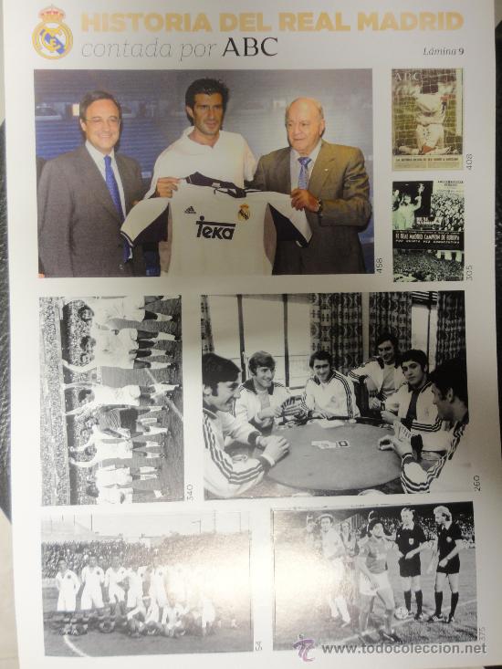 Sammelleidenschaft Sport: L&Aacute;MINA N&ordm; 9 - HISTORIA DEL REAL MADRID CONTADA POR ABC
