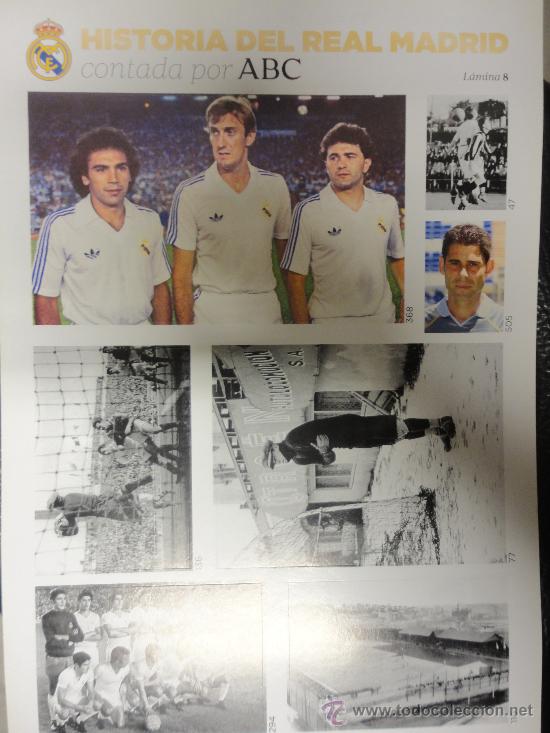 Coleccionismo deportivo: L&Aacute;MINA N&ordm; 8 - HISTORIA DEL REAL MADRID CONTADA POR ABC