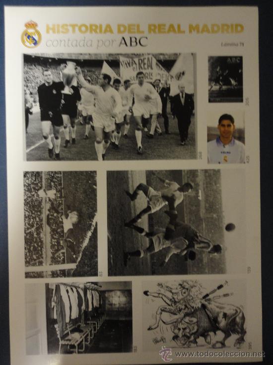 Sammelleidenschaft Sport: L&Aacute;MINA N&ordm; 71 - HISTORIA DEL REAL MADRID CONTADA POR ABC