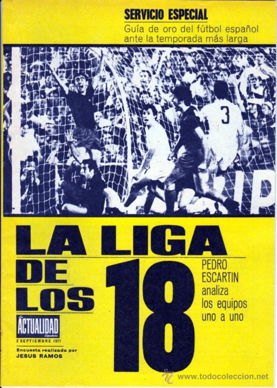 Collezionismo sportivo: Suplemento La liga de los 18