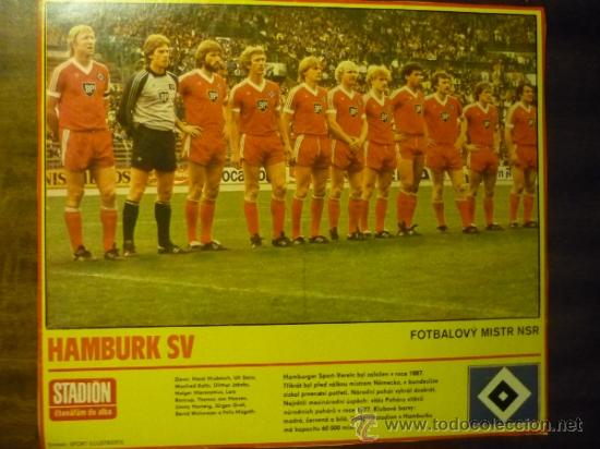 Collezionismo sportivo: RECORTE REVISTA EXTRANJERA CON EQUIPO FUTBOL ALEMAN HAmBURGO