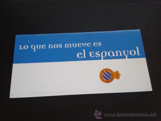Collectionnisme sportif: Folleto 40 p&aacute;g biling&uuml;e informaci&oacute;n traslado de Sarri&aacute; a Estadio Olimpico RCD Espanyol R.C.D Espa&ntilde;ol