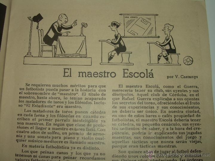 Coleccionismo deportivo: REVISTA.....F.C. BARCELONA....1949 - Foto 5