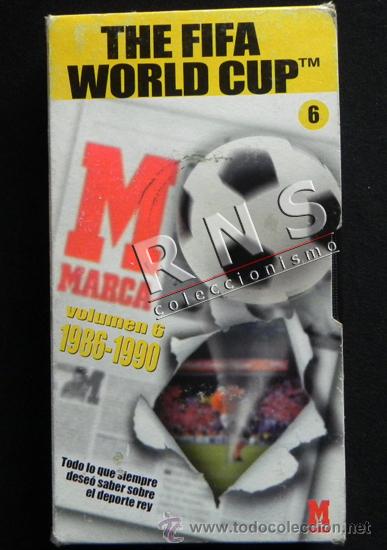 Coleccionismo deportivo: MUNDIAL DE F&Uacute;TBOL M&Eacute;XICO 86 E ITALIA 90 - MARCA THE FIFA WORLD CUP VHS VOLUMEN 6 - DEPORTE 1986 1990