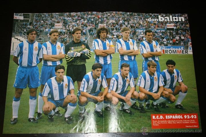 Coleccionismo deportivo: POSTER DON BAL&Oacute;N ESPA&Ntilde;OL TEMPORADA 92-93 - Foto 1