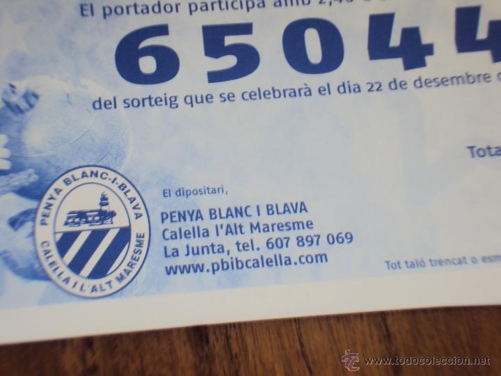 Coleccionismo deportivo: RCD Espanyol. Participacion Sorteo Navidad. - Foto 2