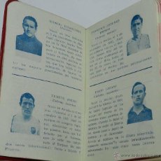 Coleccionismo deportivo: AGENDA DEPORTIVA CLUB 1949 - 1950 - FUTBOL - MIDE 11 X 7,5 CMS. CON MUCHAS FOTOGRAFIAS DE LOS JUGADO. Lote 40499102