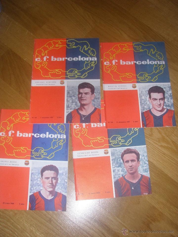 Sports collectibles: Programa oficial Barcelona vs. Zaragoza Temporada 1957/1958