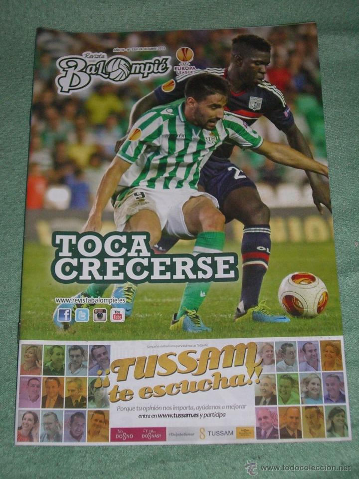 Collezionismo sportivo: Programa Real Betis (Revista Balompi&eacute;,24/10/2013) Betis - Vitoria Guimaraes (Europa League)