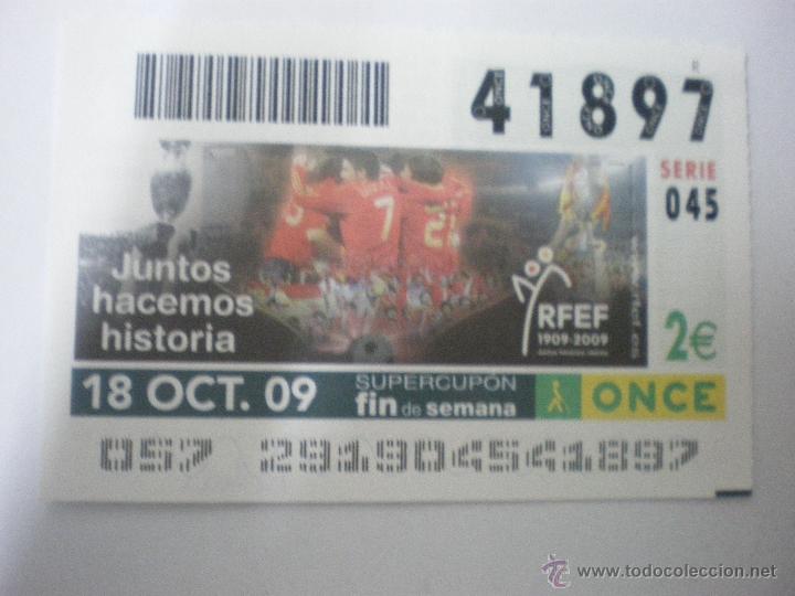 Sammelleidenschaft Sport: Real Federaci&oacute;n Espa&ntilde;ola de F&uacute;tbol - Centenario - Cup&oacute;n ONCE - 18/10/2009