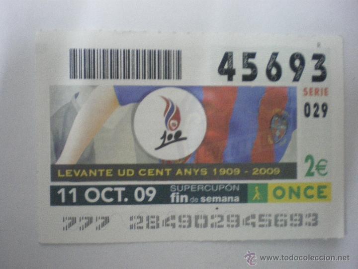 Sammelleidenschaft Sport: Levante U.D. - Centenario 1909/2009 - Cup&oacute;n ONCE - 11/10/2009